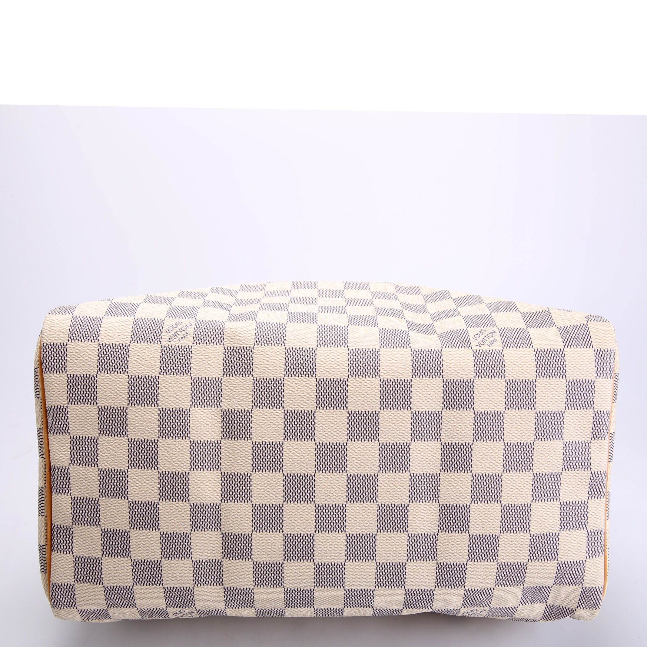 Speedy 30 Damier Azur Blue/White/Beige