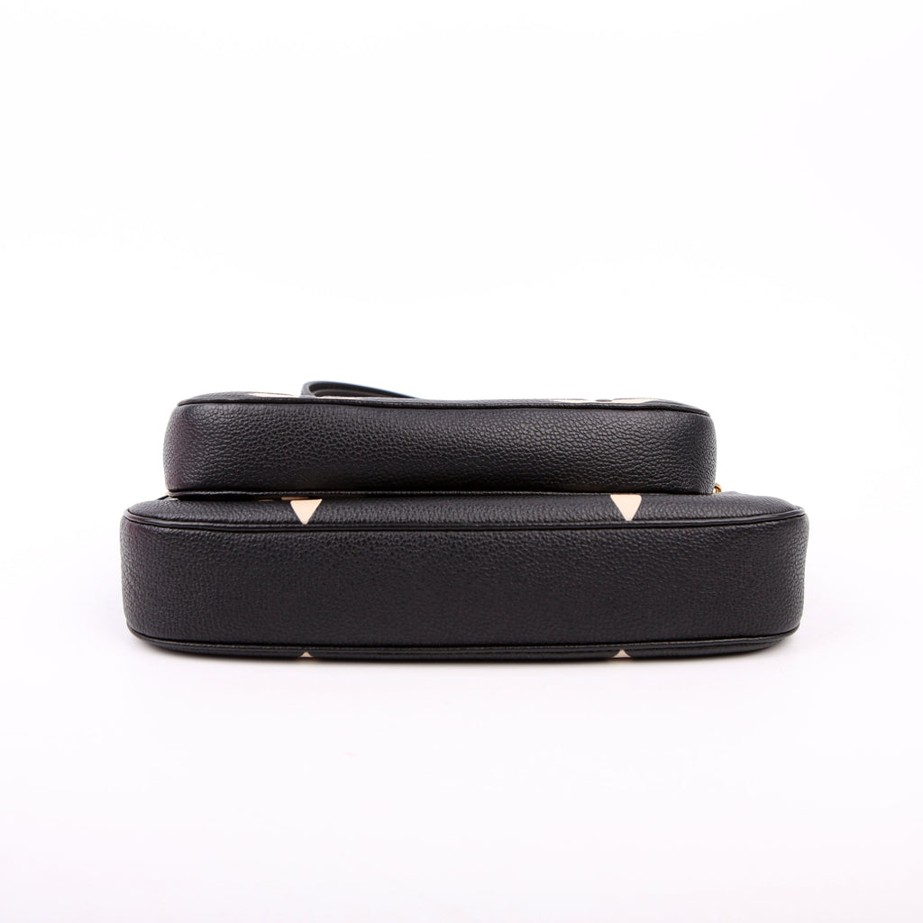 Multi Pochette Empreinte Bicolor Black/Beige
