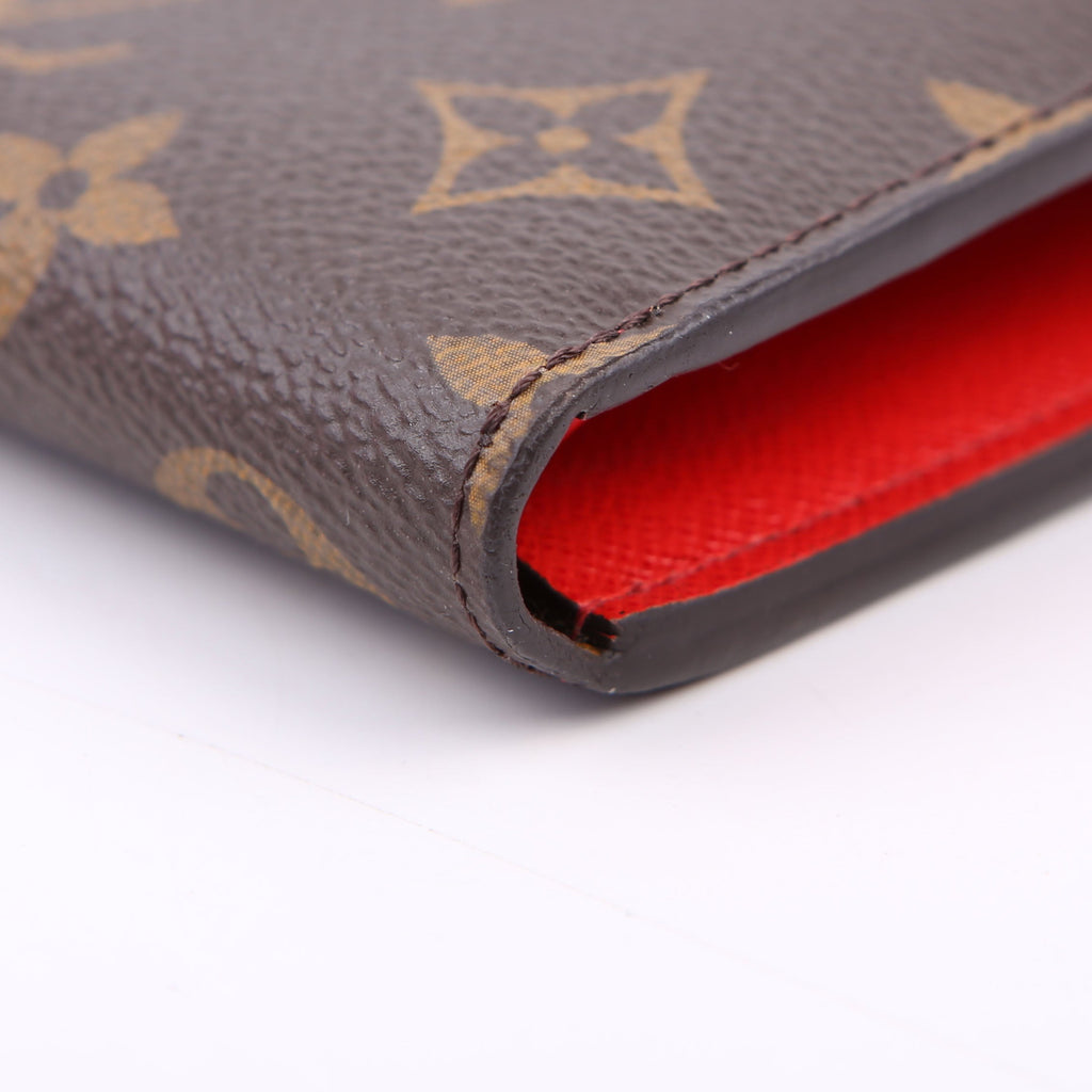 Marie Lou Long Wallet Monogram Epi Red