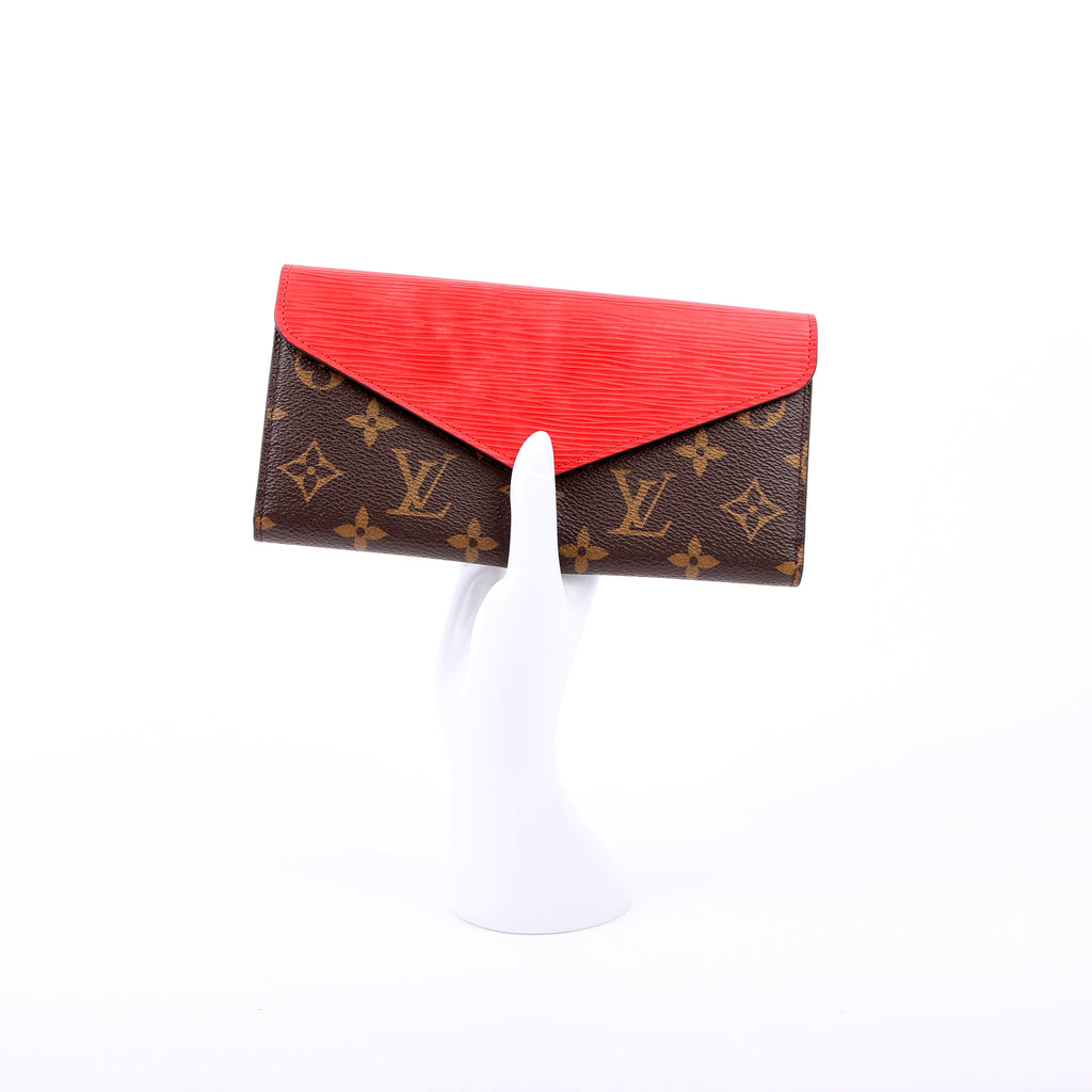 Marie Lou Long Wallet Monogram Epi Red