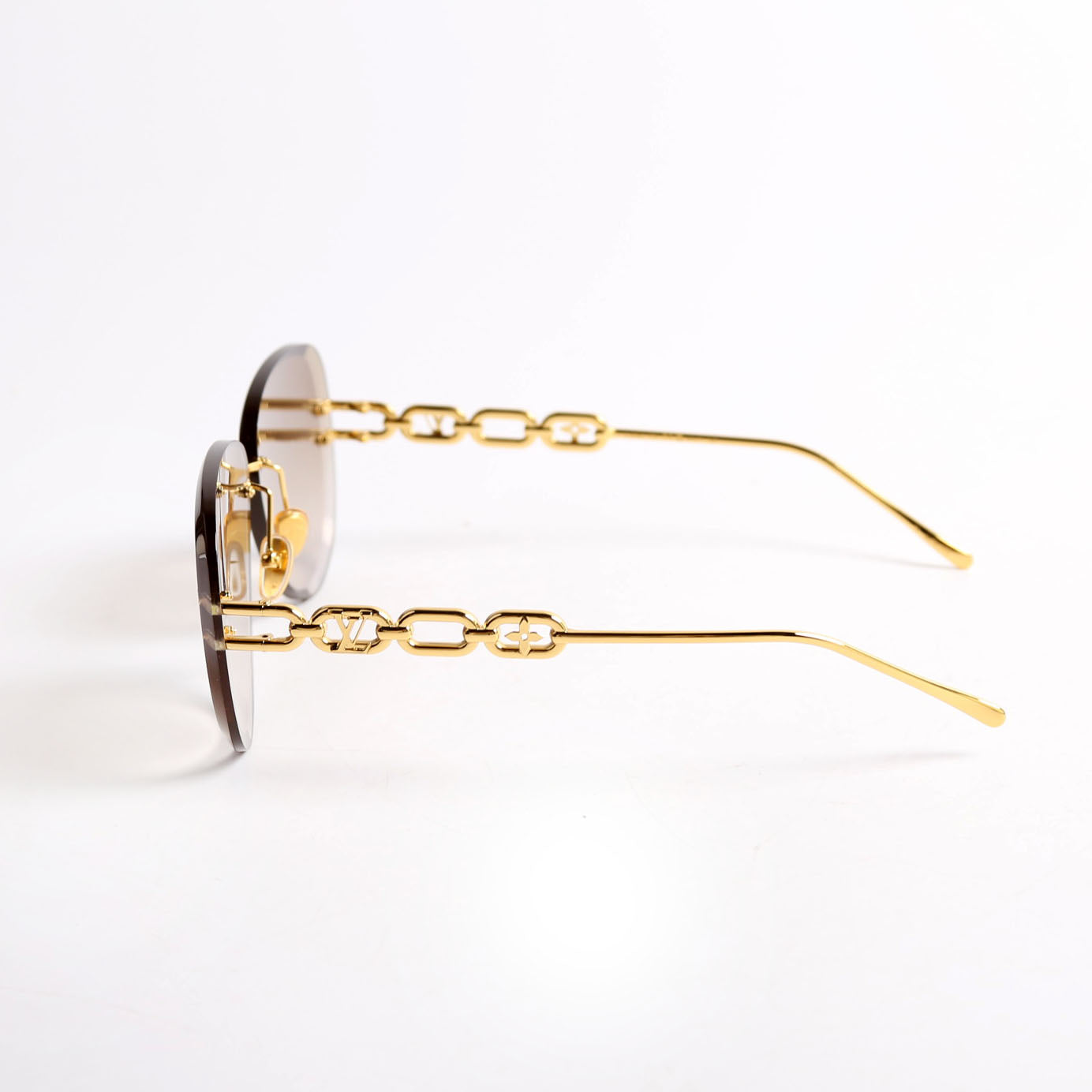 Z1854U LV Jewel Pilot Sunglasses Brown/Gold