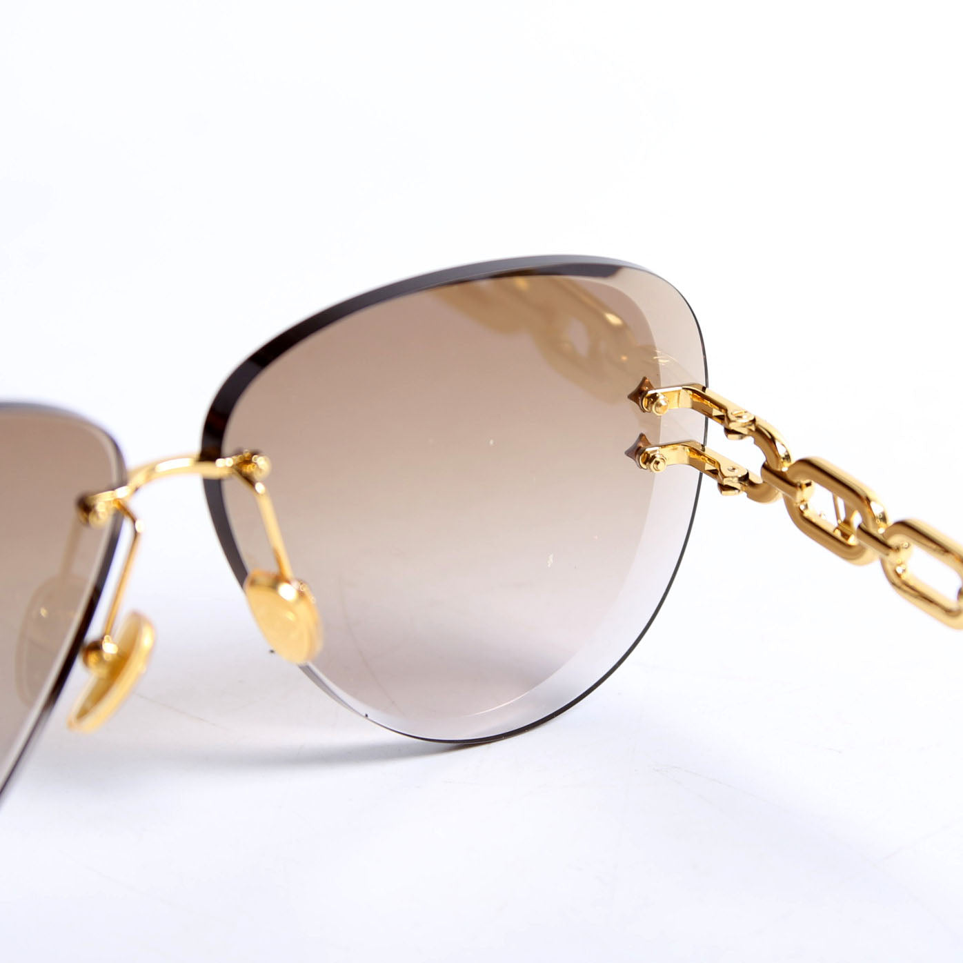 Z1854U LV Jewel Pilot Sunglasses Brown/Gold