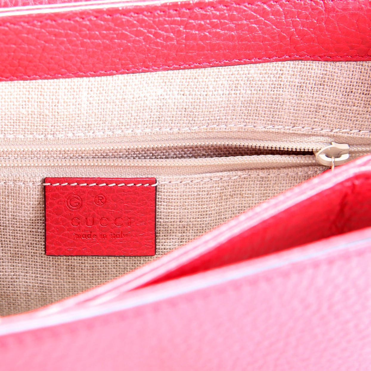 Gucci 510302 Medium Interlock Satchel Red