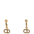 Clair D Lune Crystal Hoop Earrings Gold