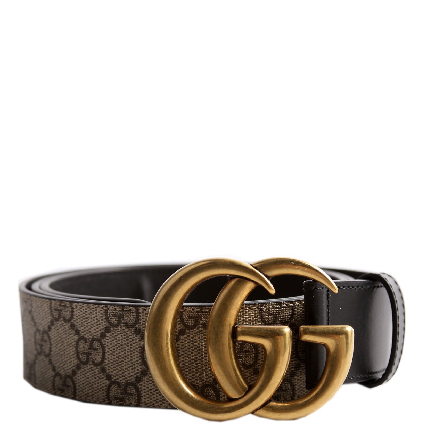 Gucci 400593 Marmont GG Supreme size 120/48 Black/Beige/Gold