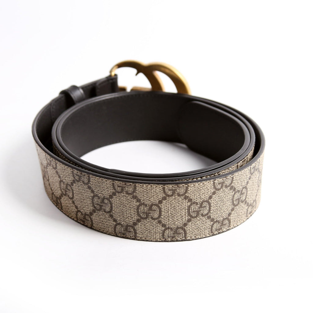 Gucci 400593 Marmont GG Supreme size 120/48 Black/Beige/Gold