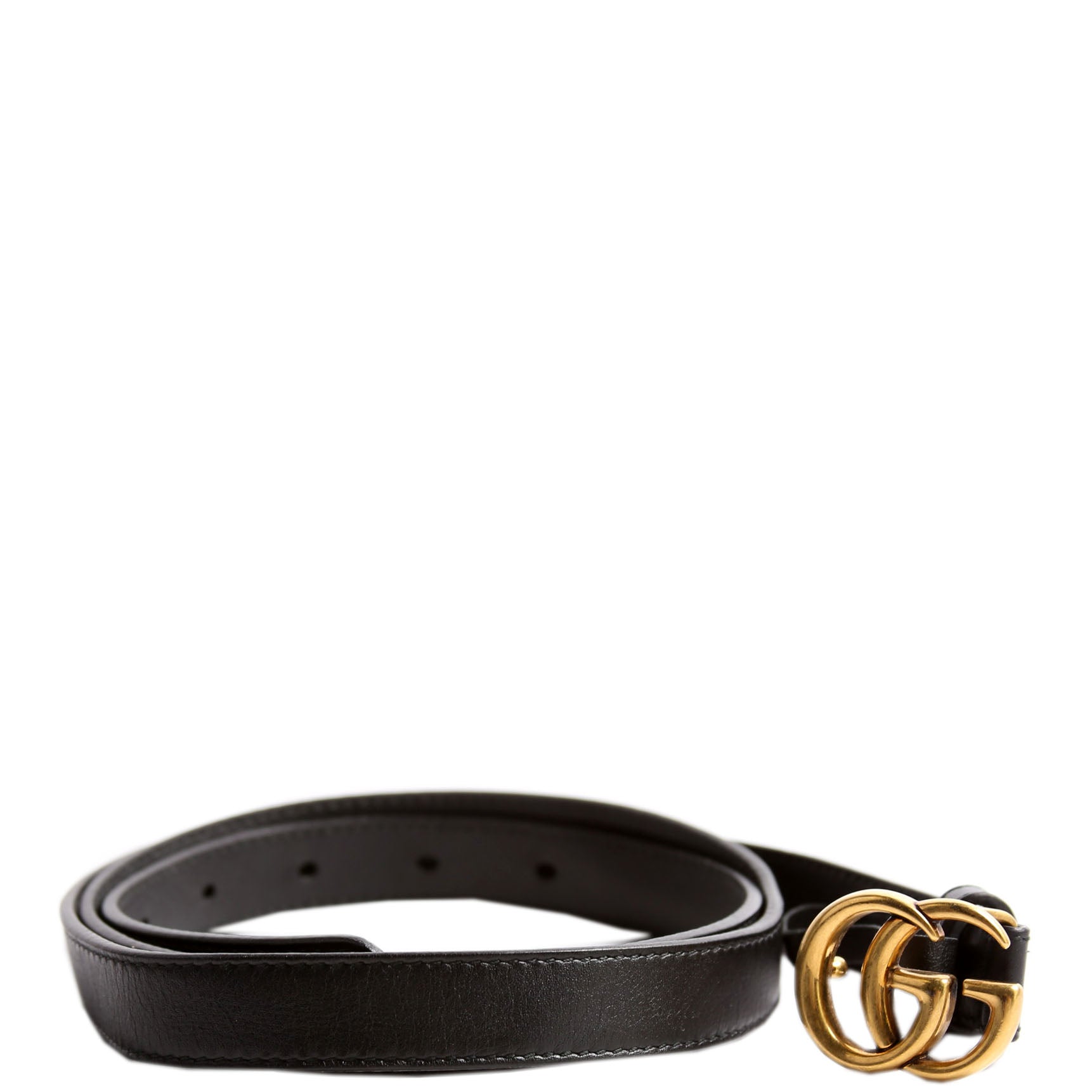 409417 GG Marmont Thin Belt Size 100/40 Black