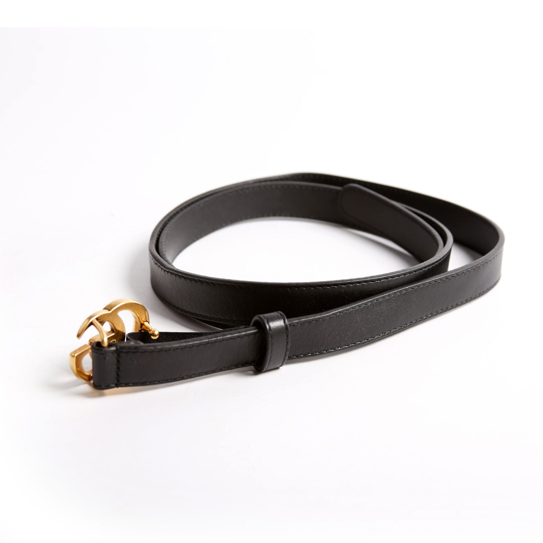 409417 GG Marmont Thin Belt Size 100/40 Black
