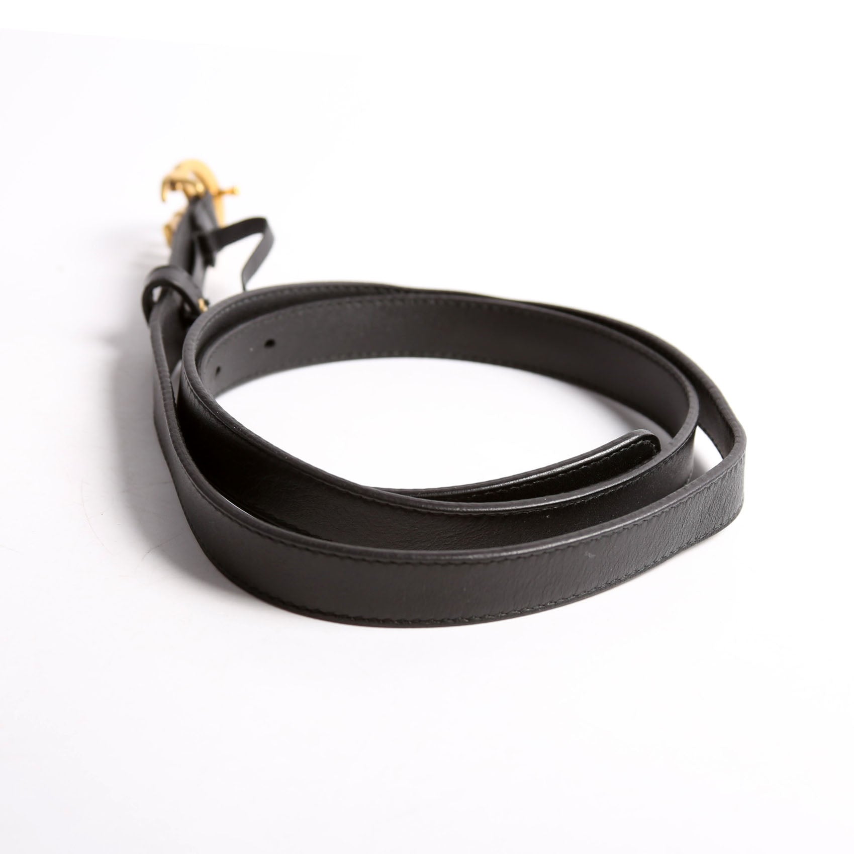 409417 GG Marmont Thin Belt Size 100/40 Black