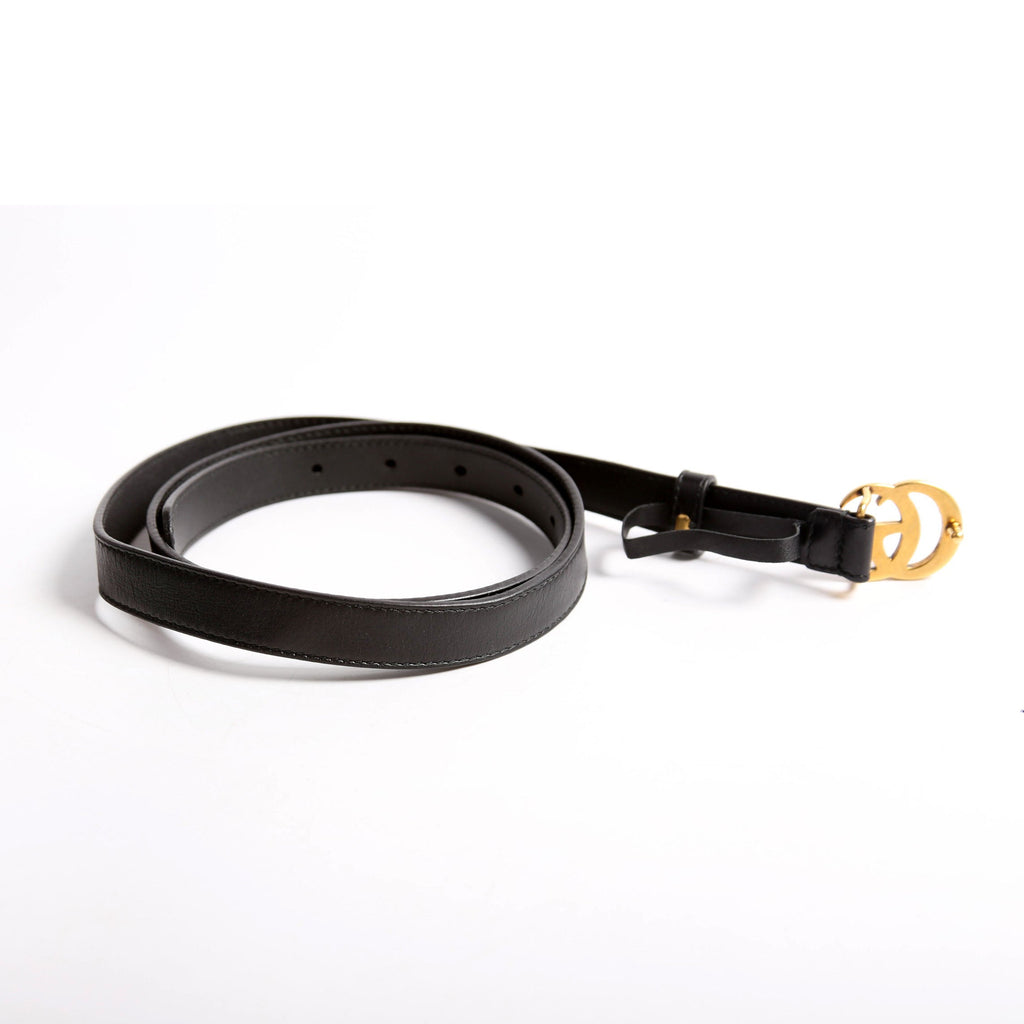 409417 GG Marmont Thin Belt Size 100/40 Black