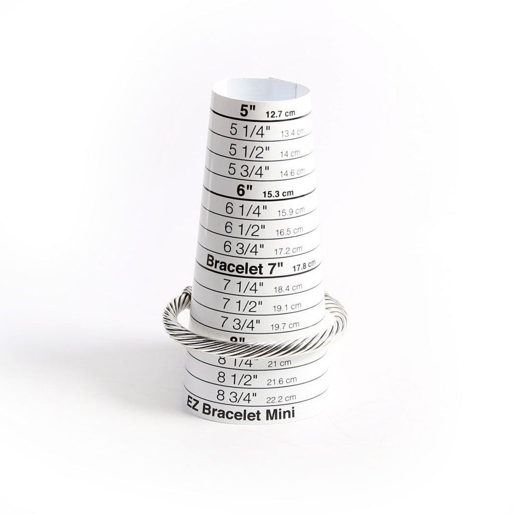 Classic Cable 7MM Bracelet, 925/585/Prasiolite