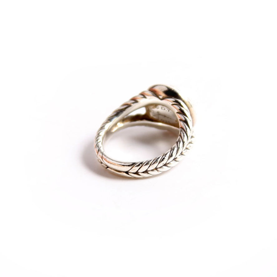Petite Albion Ring 925/Pearl/Diamonds Size 5