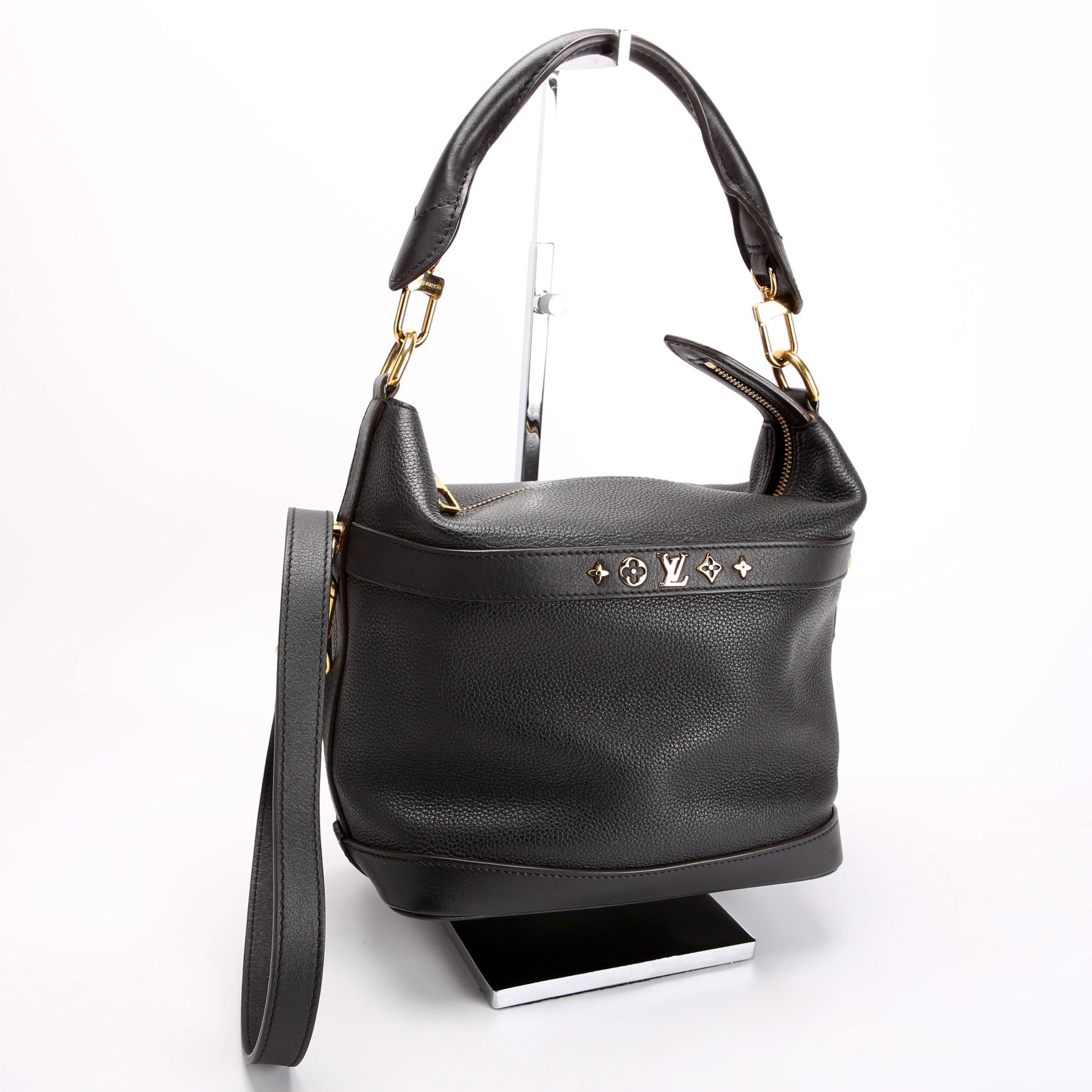 Cruiser PM Grained Leather Black/Gold