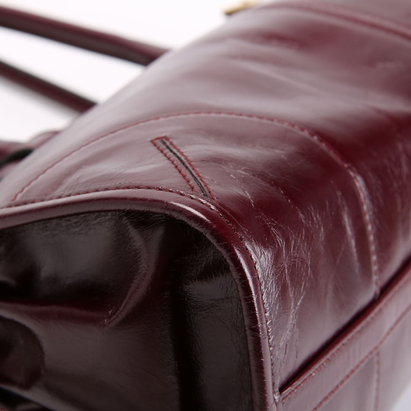 1BA426 Bonnie Medium Calfskin Shoulder Bag Maroon