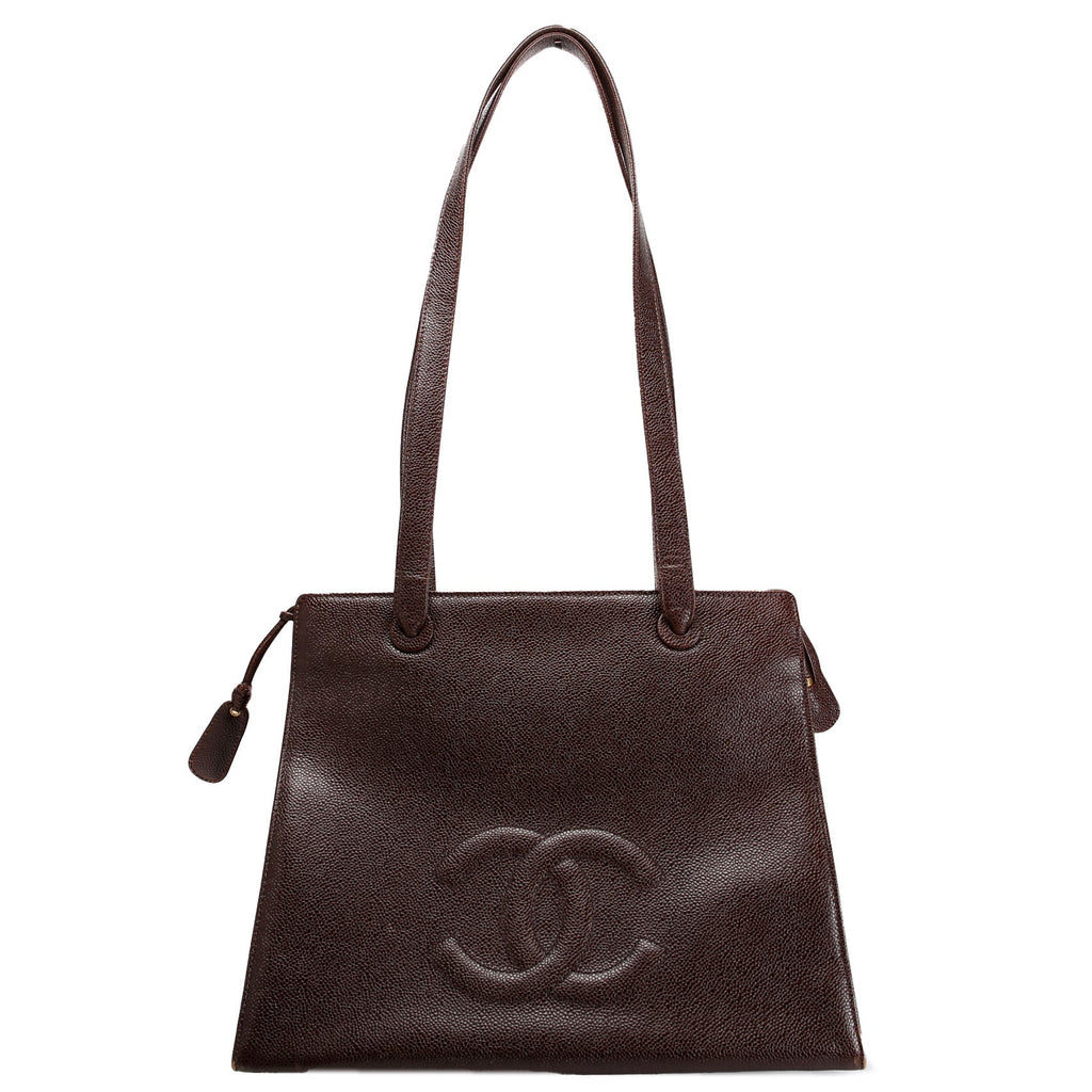 CC Timeless Shoulder Bag Caviar 5M Brown