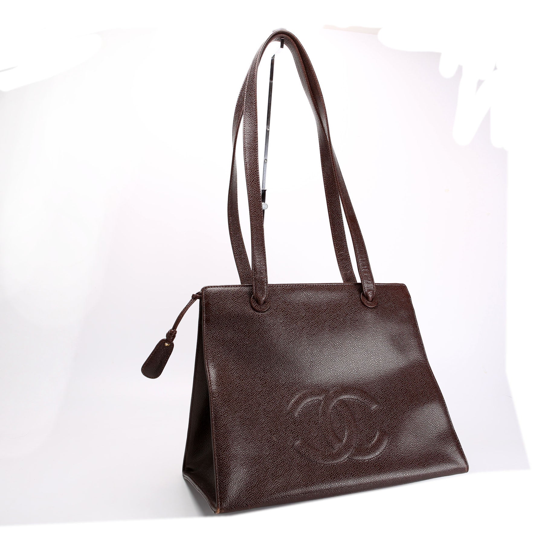 CC Timeless Shoulder Bag Caviar 5M Brown