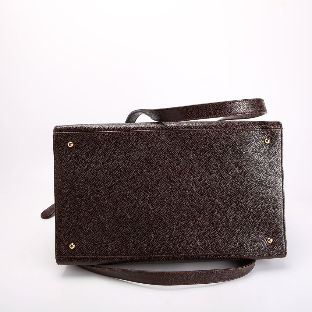 CC Timeless Shoulder Bag Caviar 5M Brown