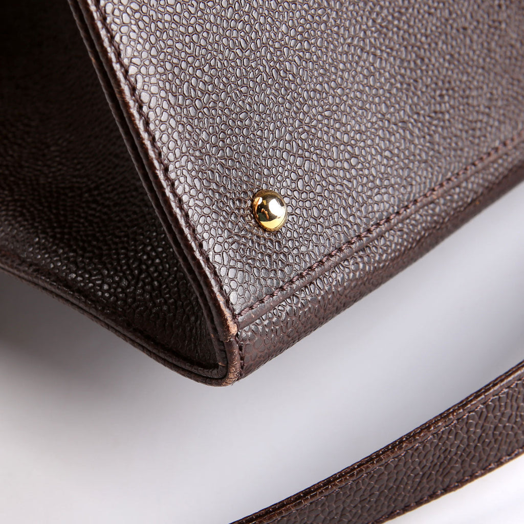 CC Timeless Shoulder Bag Caviar 5M Brown