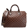Speedy 30 Bandouliere Damier Ebene Brown/Red