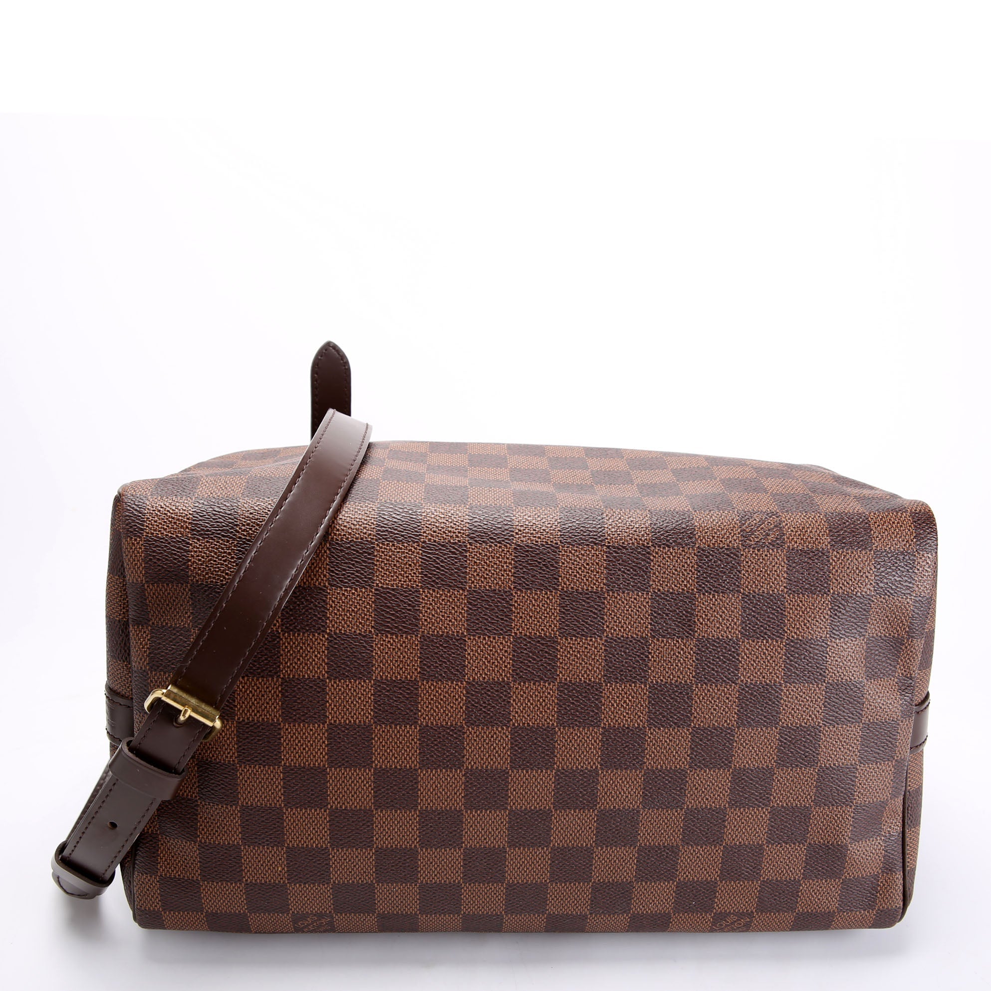 Speedy 30 Bandouliere Damier Ebene Brown/Red