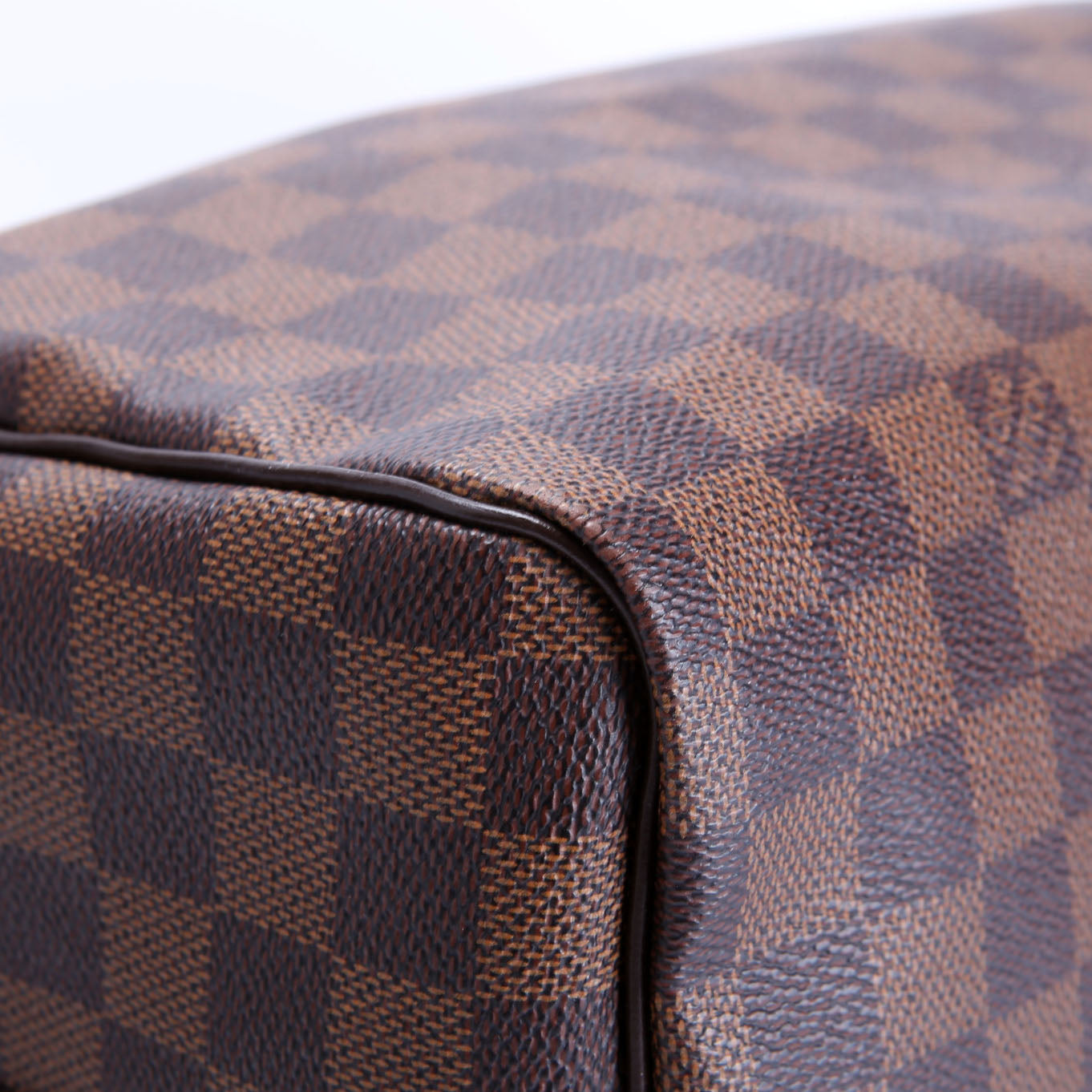 Speedy 30 Bandouliere Damier Ebene Brown/Red