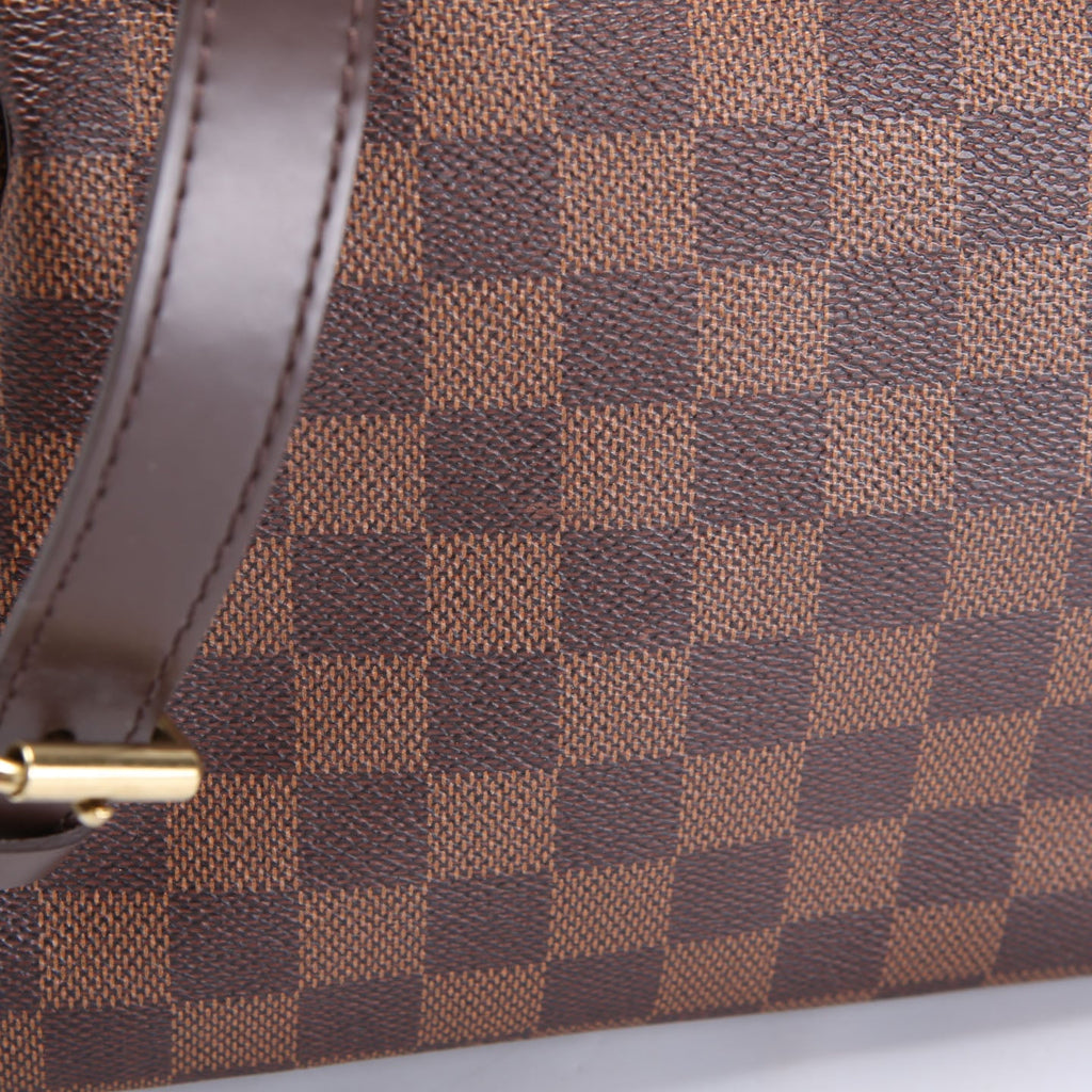 Speedy 30 Bandouliere Damier Ebene Brown/Red