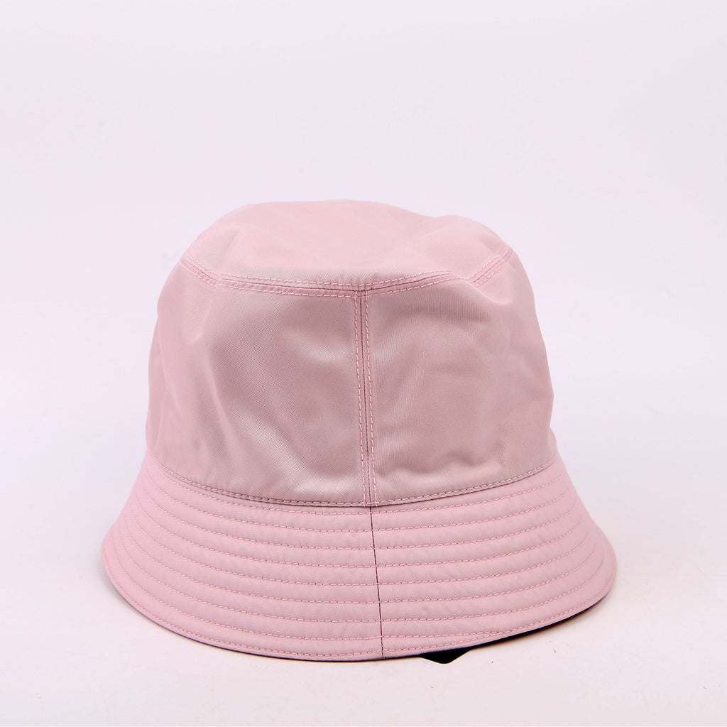 Re-Nylon Triangle Logo Bucket Hat Size Medium Pink