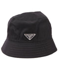 Prada Re-Nylon Triangle Logo Bucket Hat Size Medium