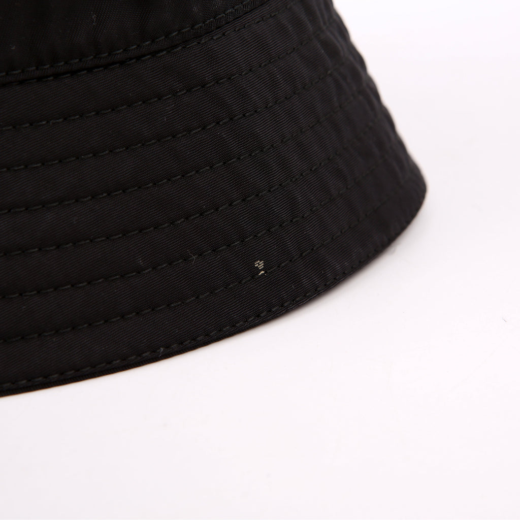 Prada Re-Nylon Triangle Logo Bucket Hat Size Medium