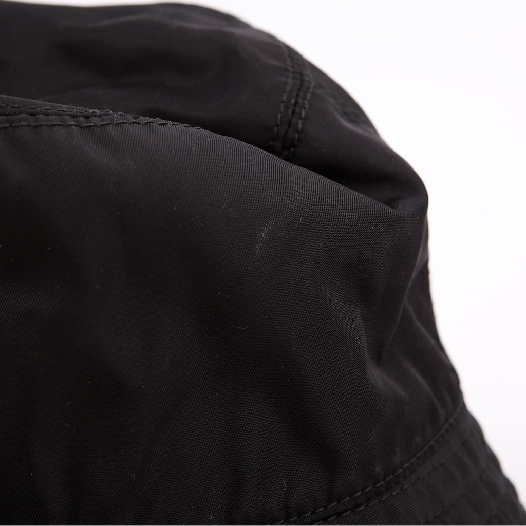 Prada Re-Nylon Triangle Logo Bucket Hat Size Medium