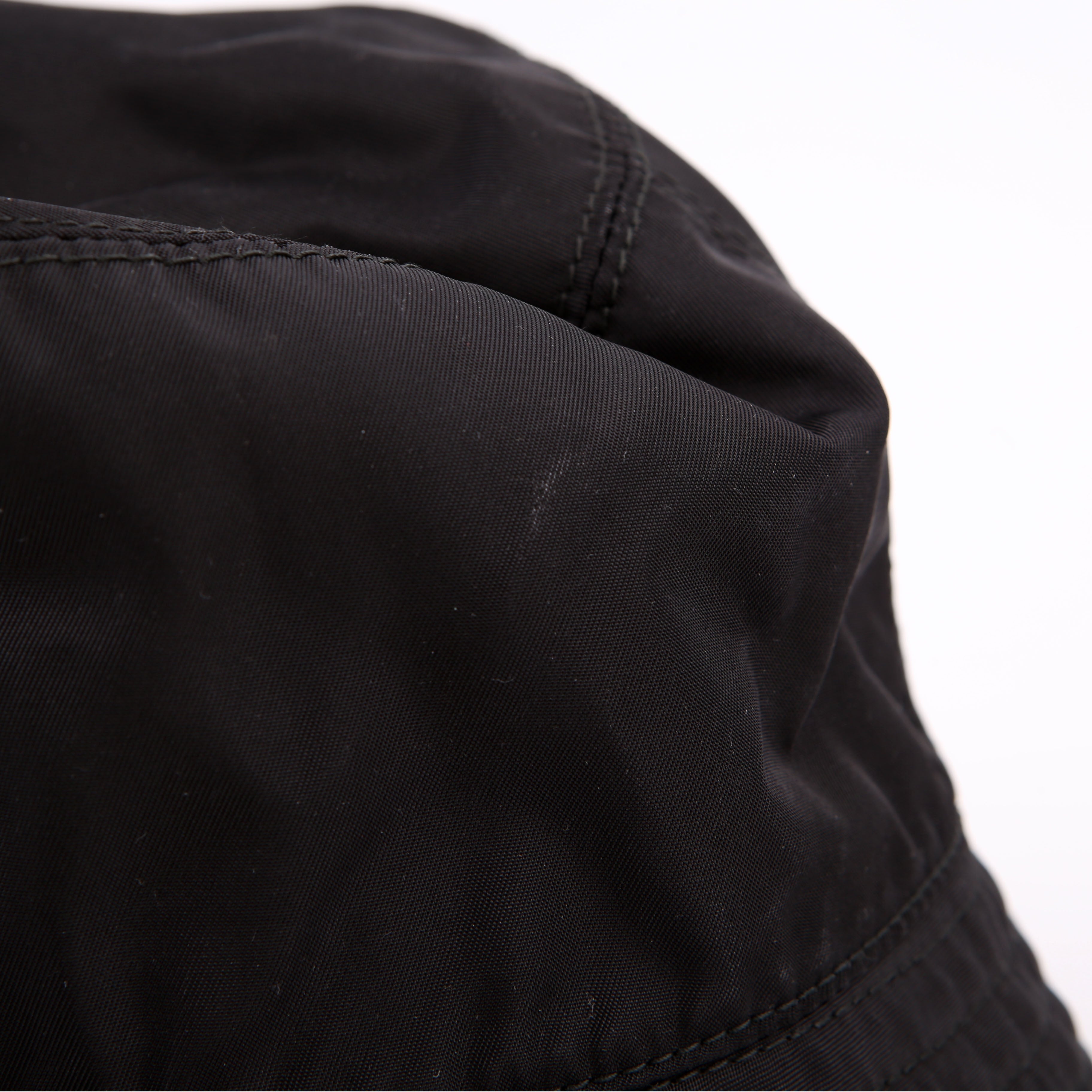 Prada Re-Nylon Triangle Logo Bucket Hat Size Medium