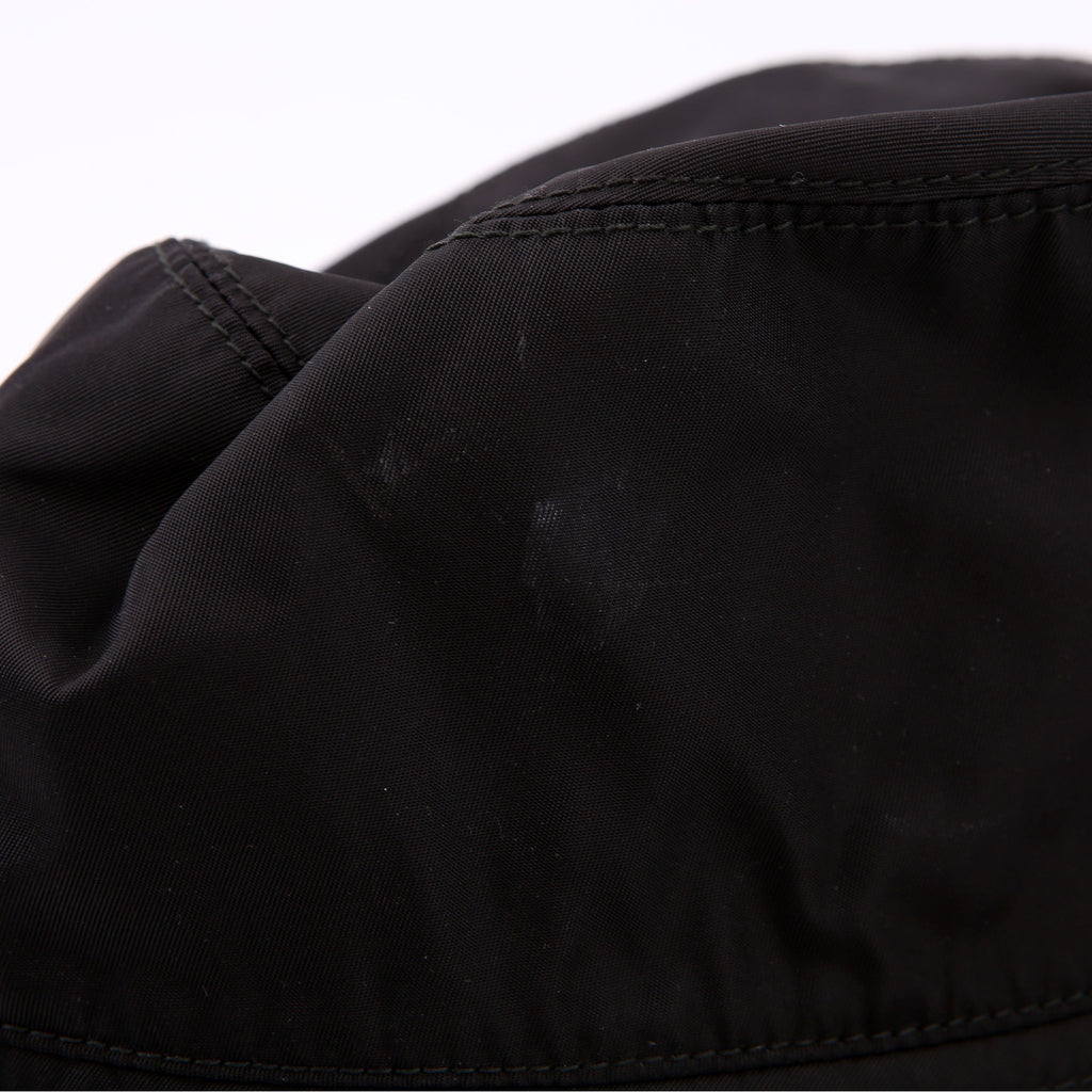 Prada Re-Nylon Triangle Logo Bucket Hat Size Medium