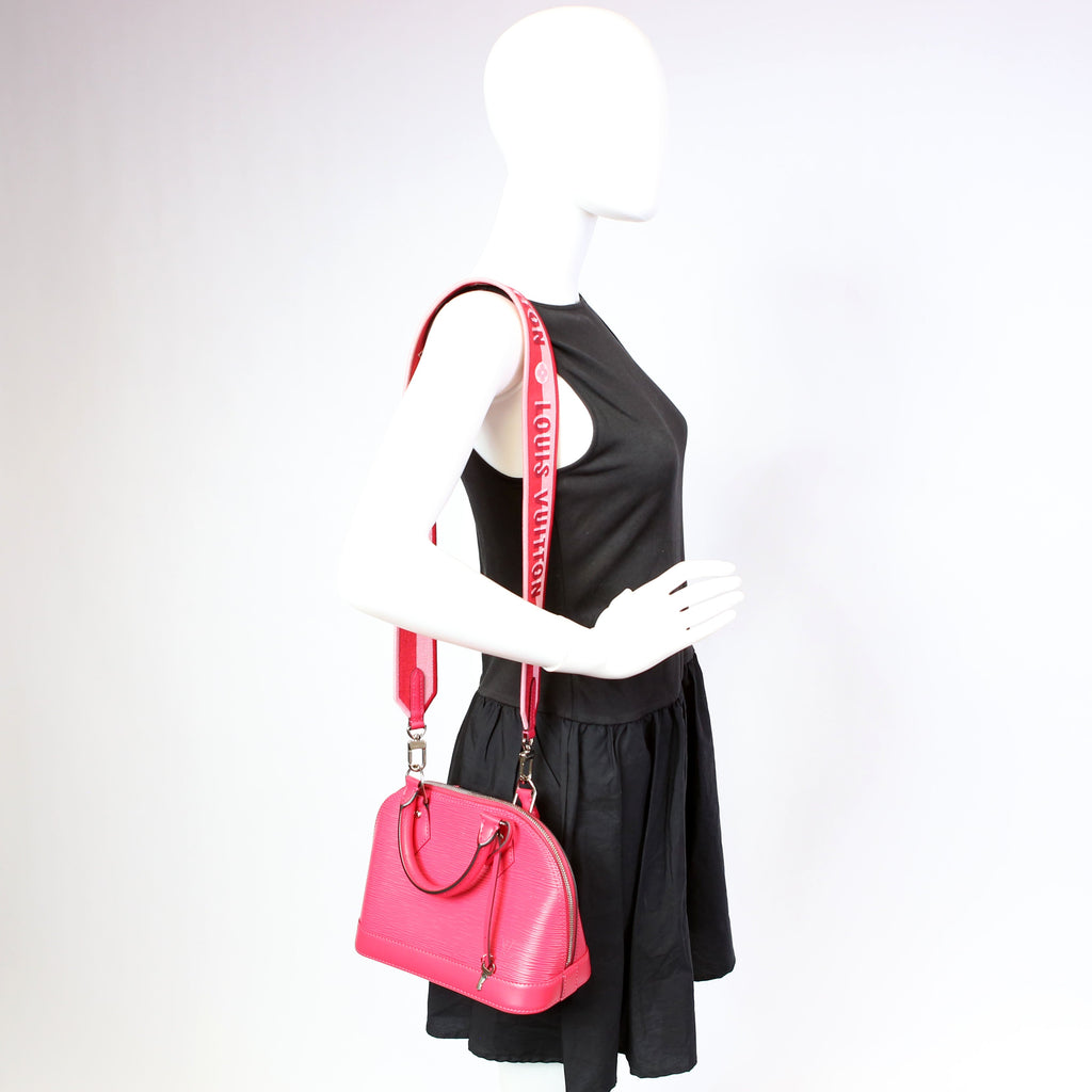 Alma BB Epi With Strap Pink