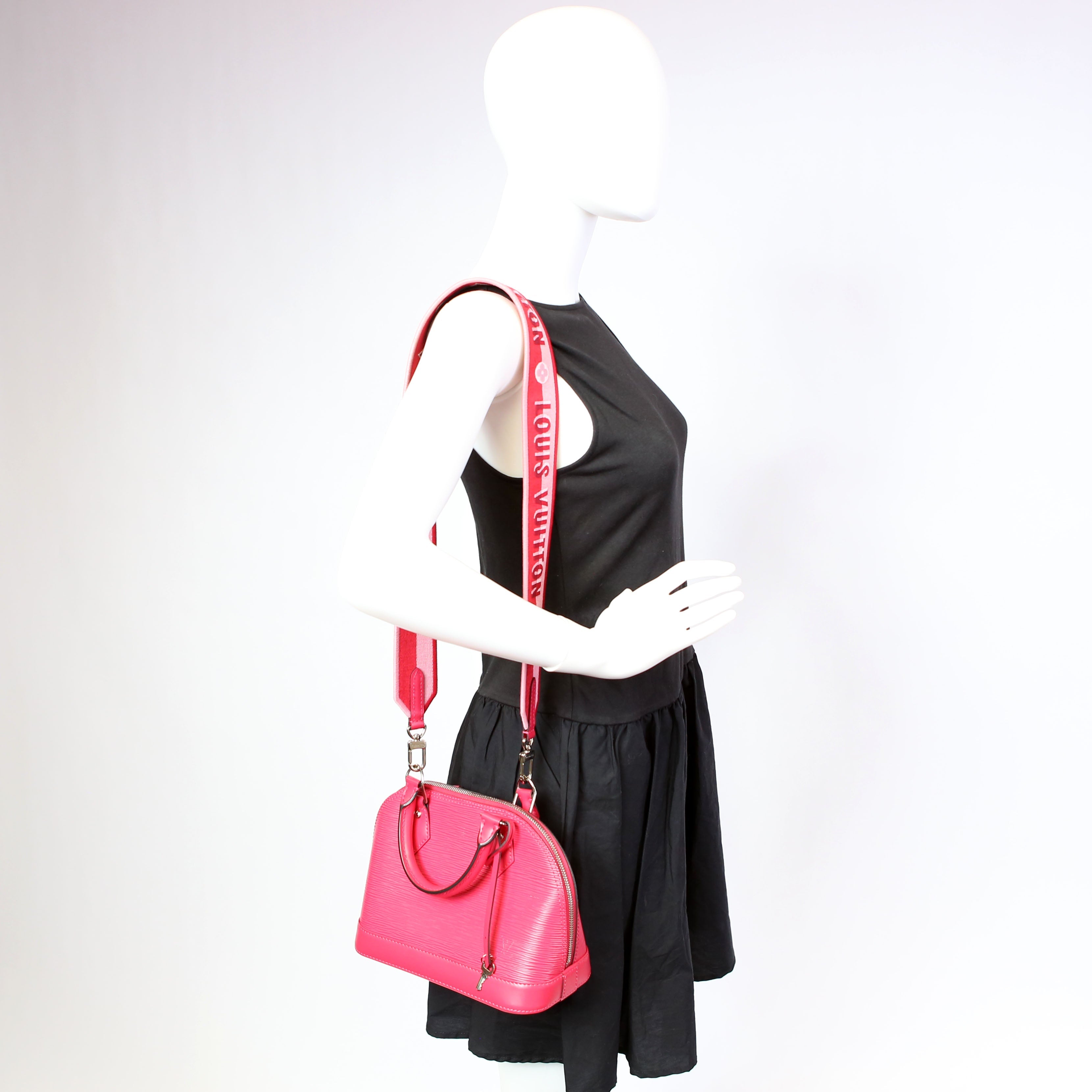 Alma BB Epi With Strap Pink