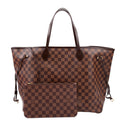 Neverfull GM With Wallet Damier Ebene Red