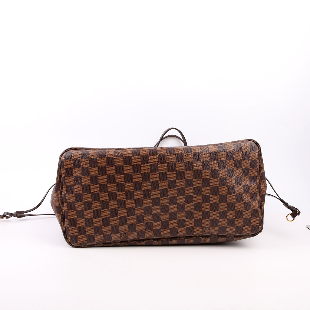 Neverfull GM With Wallet Damier Ebene Red