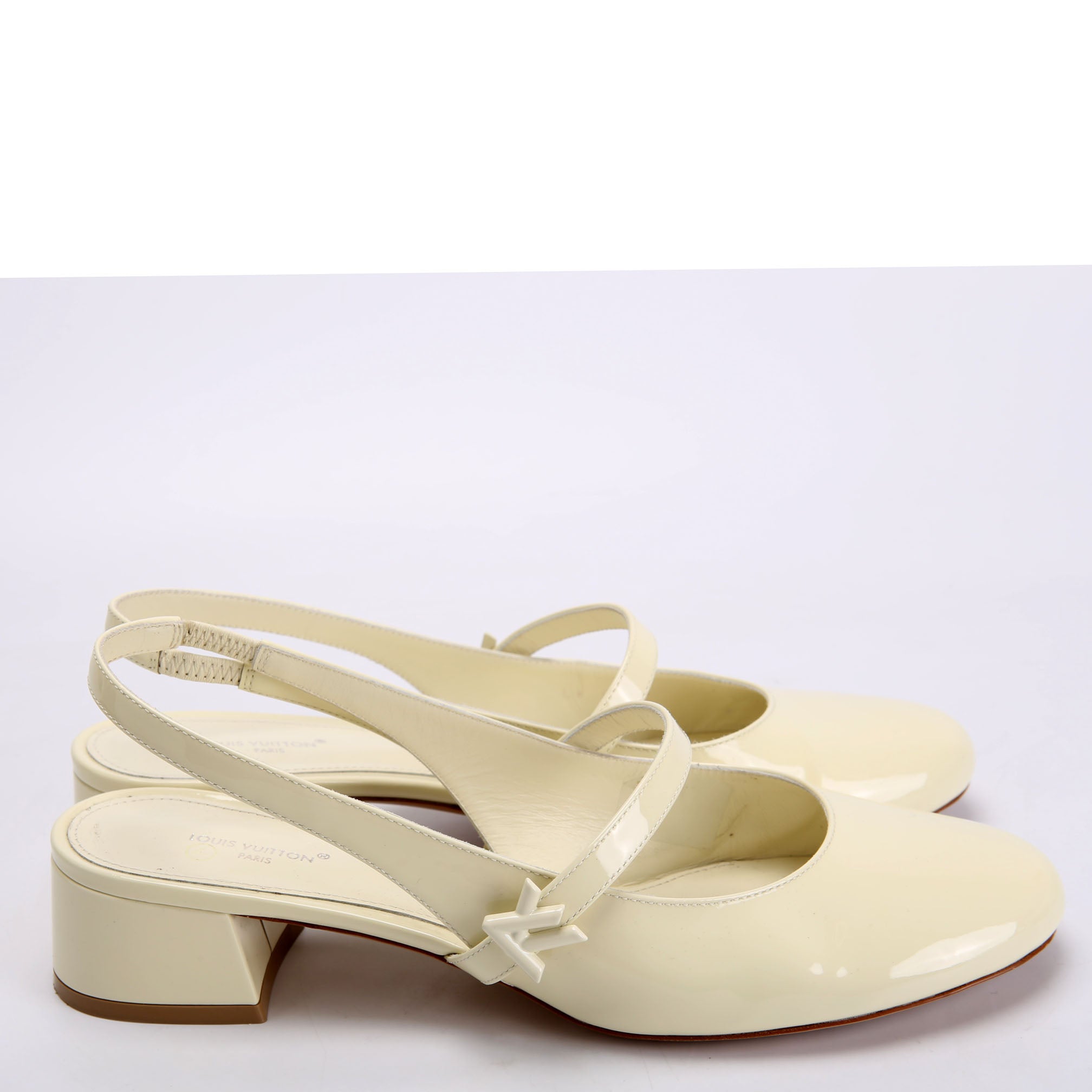 Romy Slingback Size 38.5 Cream
