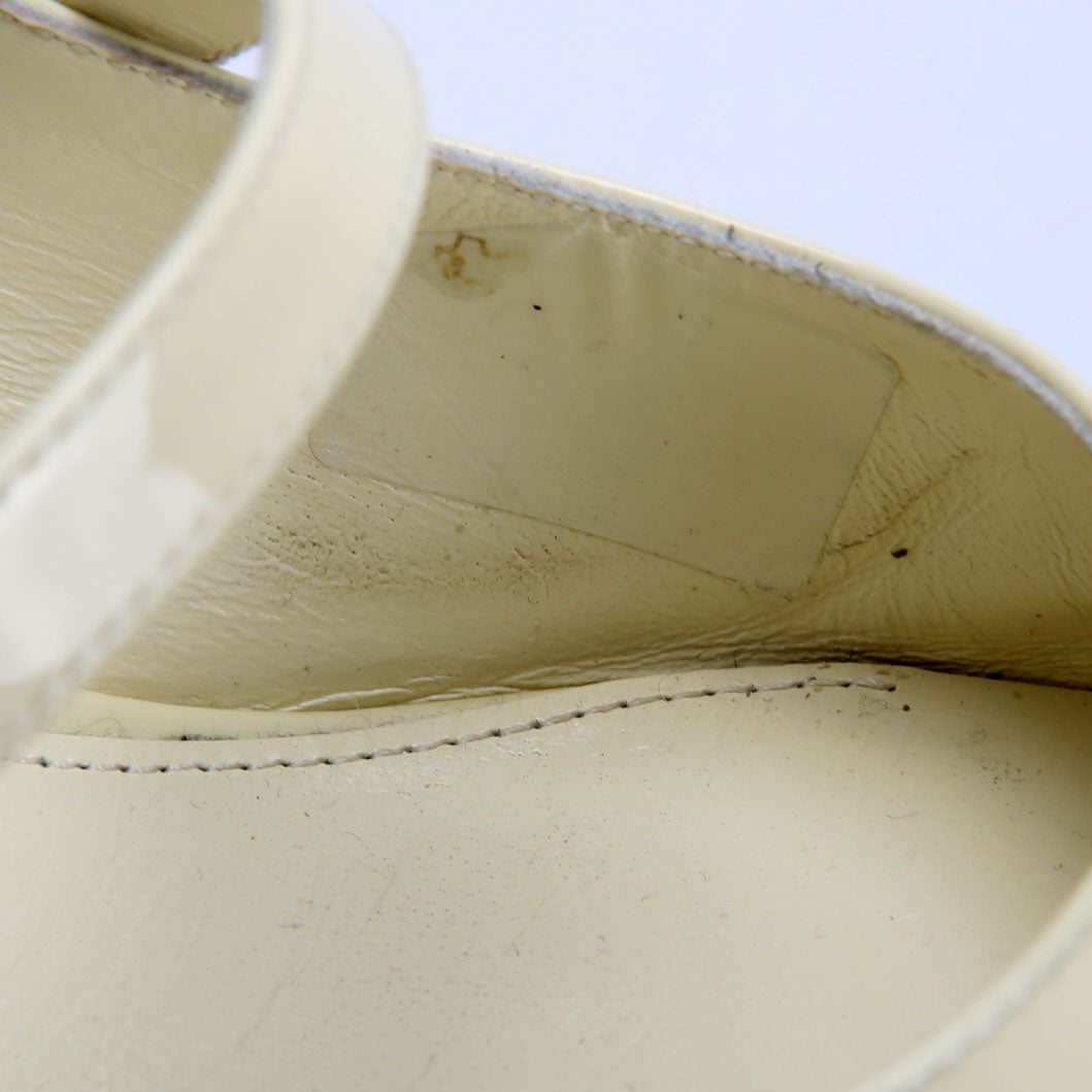 Romy Slingback Size 38.5 Cream