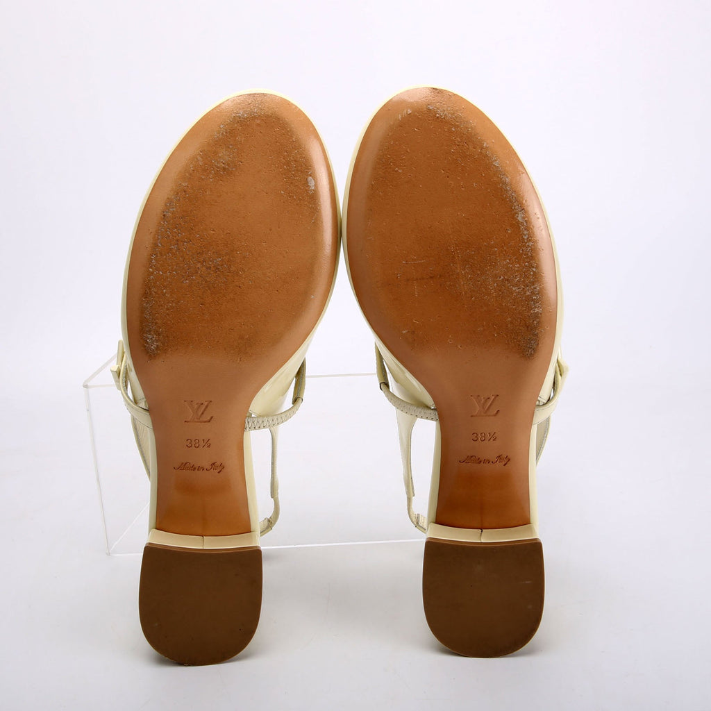 Romy Slingback Size 38.5 Cream