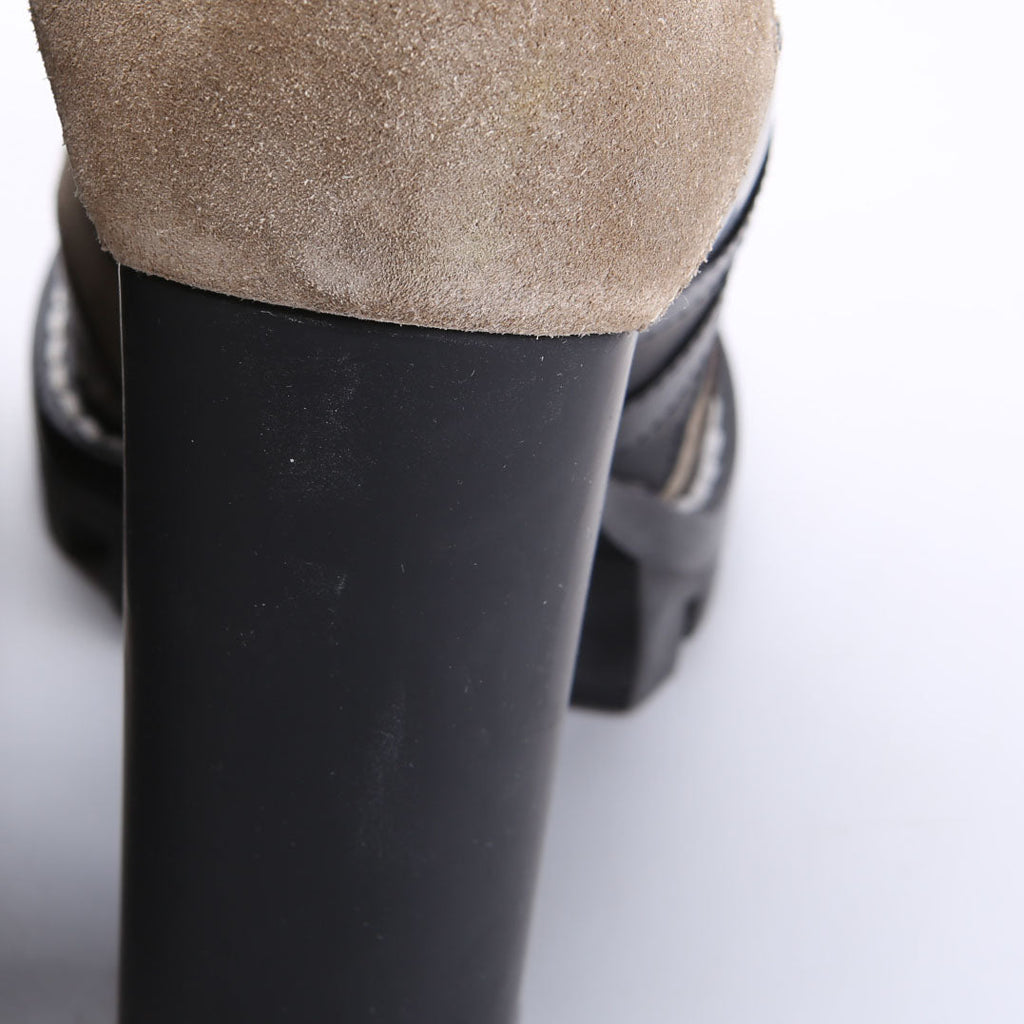 Star Trail Ankle Boots Size 38.5 Brown/Black