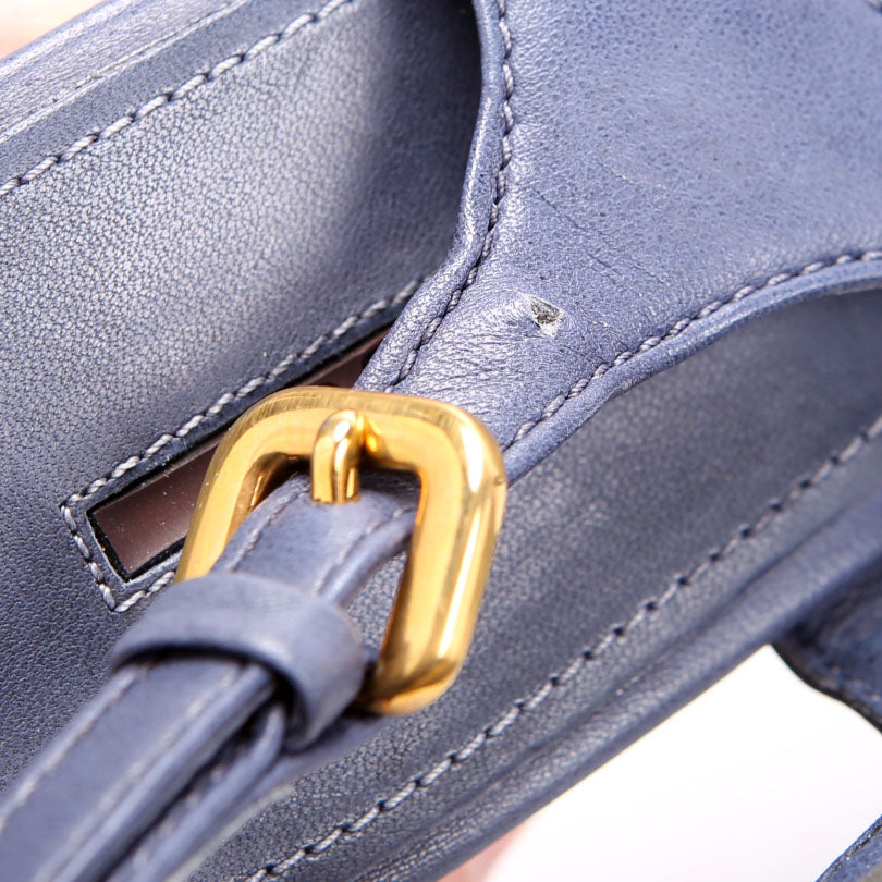 Cork Sandal Wedges Size 41 Navy