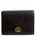 Gucci 456126 GG Marmont Card Case Black