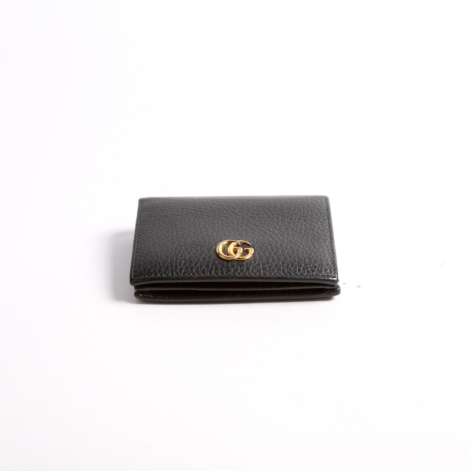 Gucci 456126 GG Marmont Card Case Black