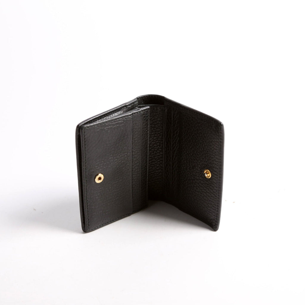 Gucci 456126 GG Marmont Card Case Black