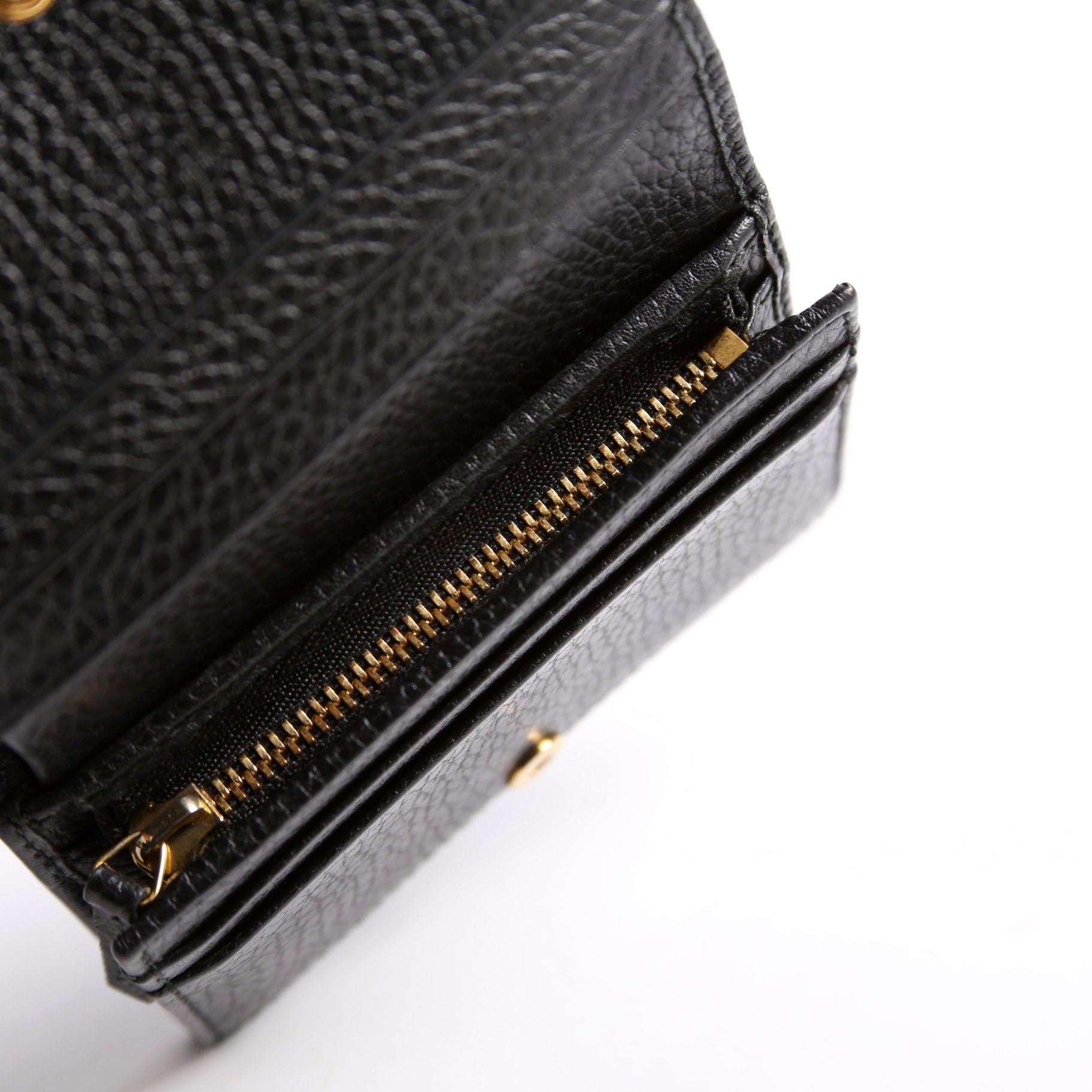 Gucci 456126 GG Marmont Card Case Black