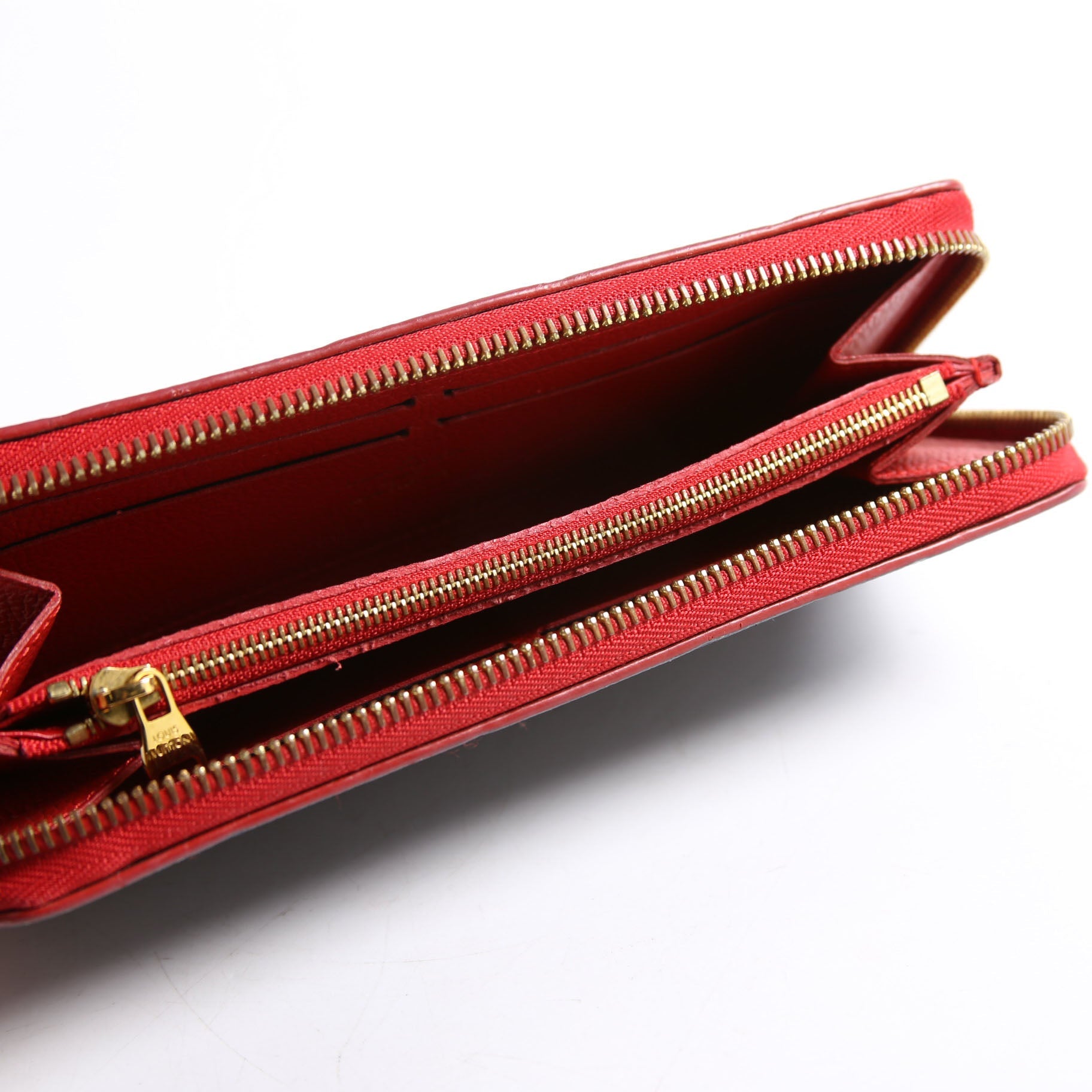 Clemence Wallet Empreinte Flower Navy