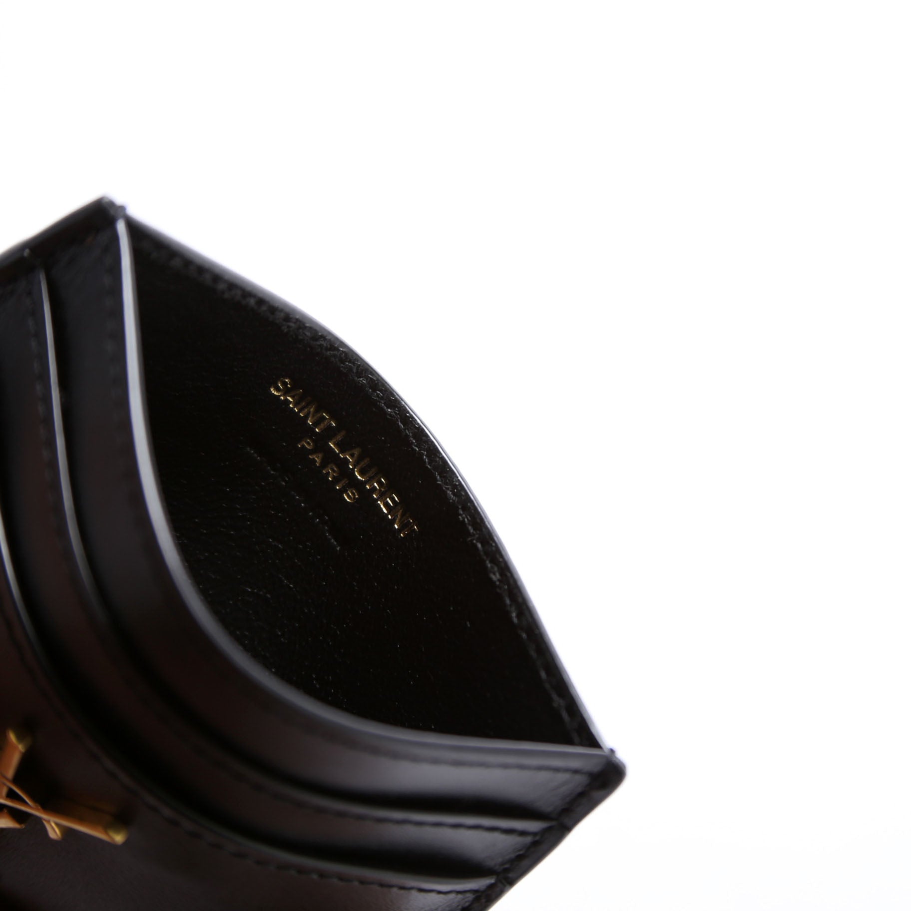 Card Holder Smooth Leather 370778 Black