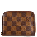 Zippy Coin Purse Damier Ebene Brown