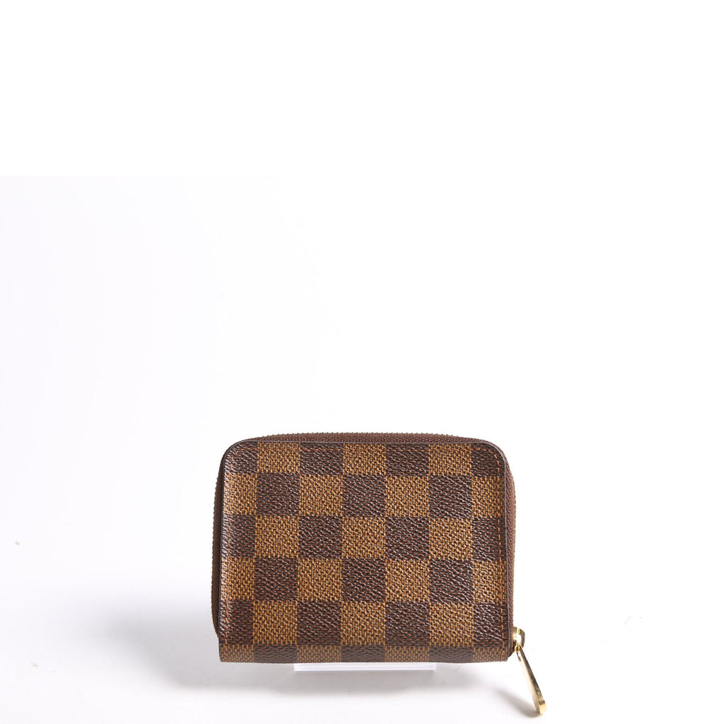 Zippy Coin Purse Damier Ebene Brown