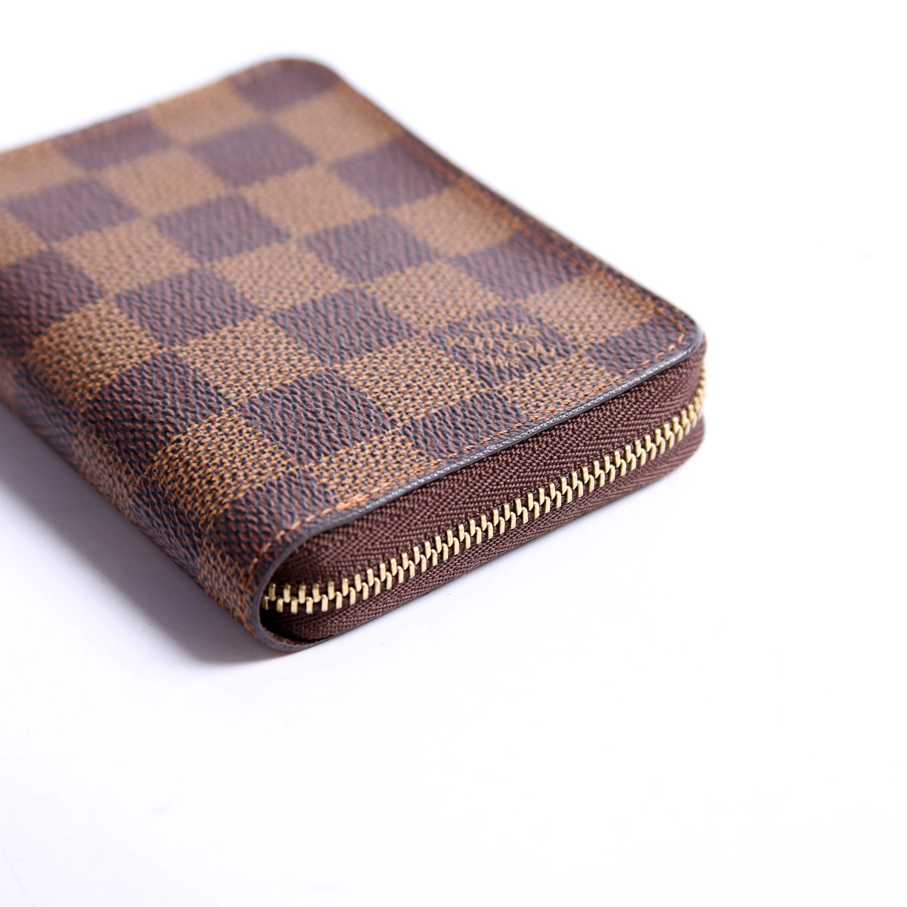 Zippy Coin Purse Damier Ebene Brown